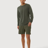 Aercore™ LS Tech Tee 10/16 in Army Green