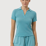 Aercore™ Tech Polo 11/15 in Aqua