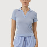 Aercore™ Tech Polo 11/15 in Blueberry