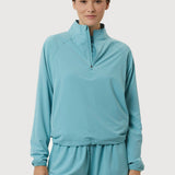 Orbitex™ Quarter Zip 51/11 in Aqua