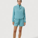 Orbitex™ Quarter Zip 51/11 in Aqua